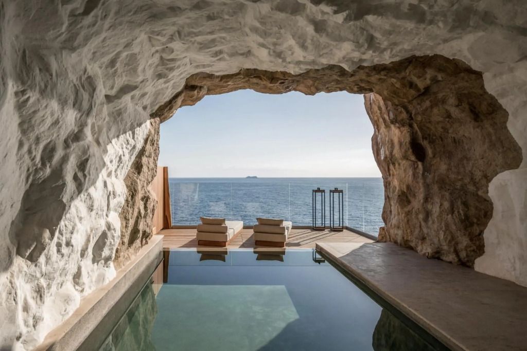 Privater Pool der Suite Acro Wellness Suites - Adults Only