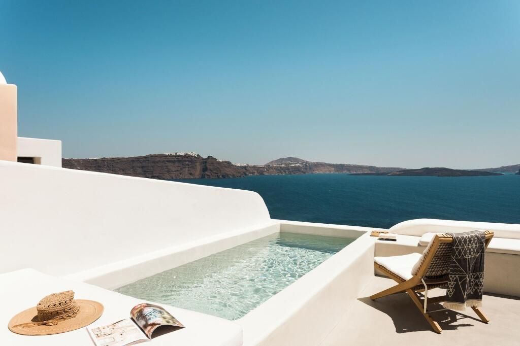 Privatpool mit Blick aufs Meer Armenaki - Adults Only