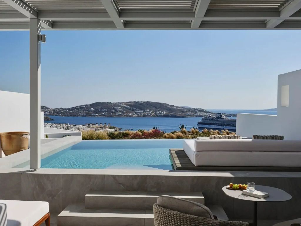 Private Pool Suite mit Meerblick Deos Mykonos - A Myconian Collection Hotel 