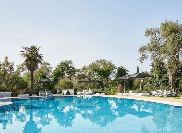 Mr & Mrs White Corfu Pool