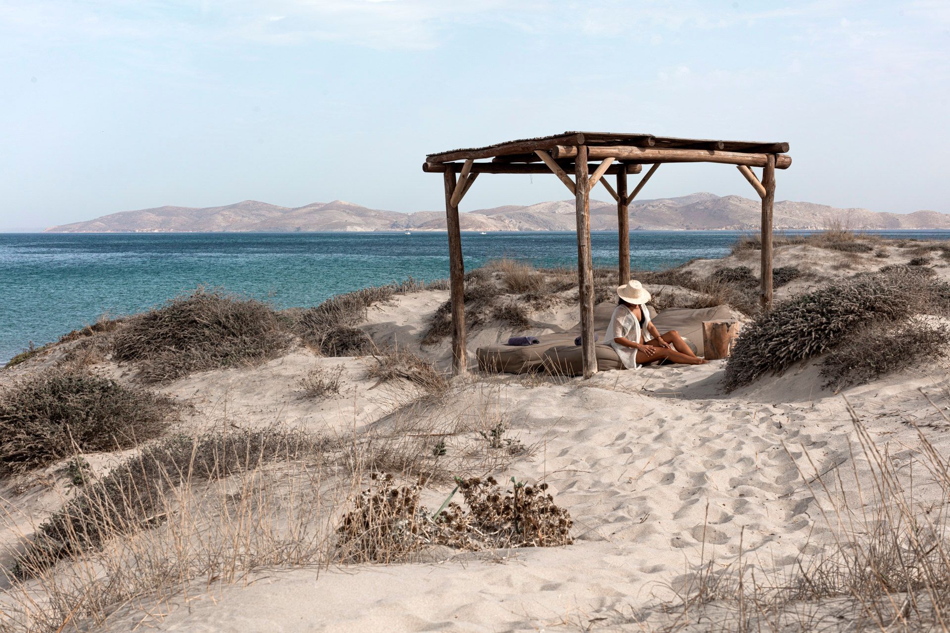 Frau am Strand