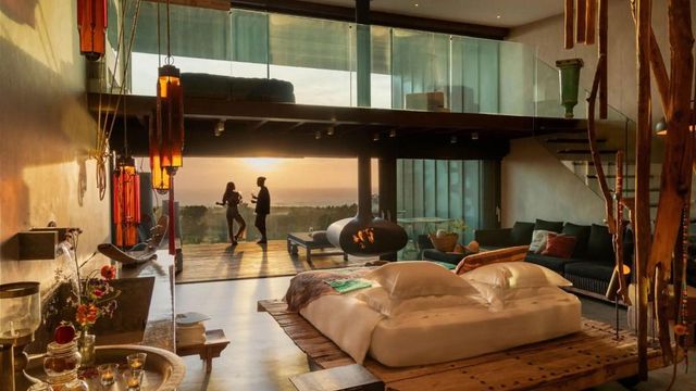 Villa mit Sonnenuntergang Areias do Seixo Charm Hotel & Residences