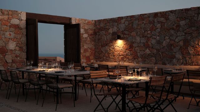 Restaurant Gundari am Abend